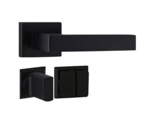 Coco deurkruk + toiletset zwart