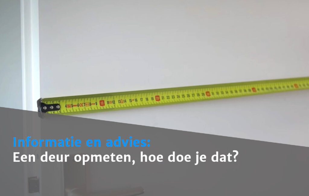 Hoe breed is een deur? - Binnendeuren.shop