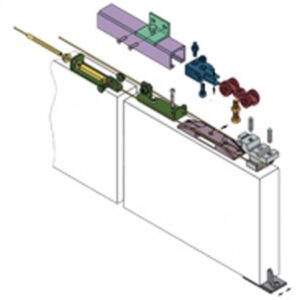 Schuifdeursysteem swipe 400 S voor dubbele binnendeur (max 80kg per deur)
