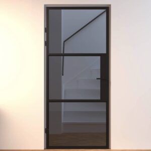 Aluminium binnendeur Maia | Zwart | Stomp