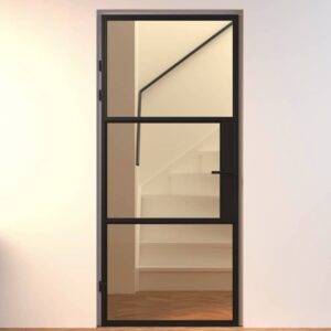 Aluminium binnendeur Maia | Zwart | Stomp