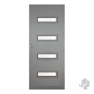 Austria voordeur Saalbach HR++ blank glas