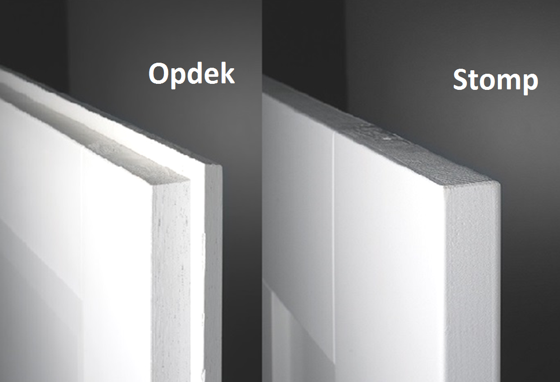 Wat is het verschil tussen opdek en stompe binnendeuren?