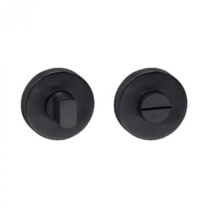 Toiletset Adamaris mat zwart rond