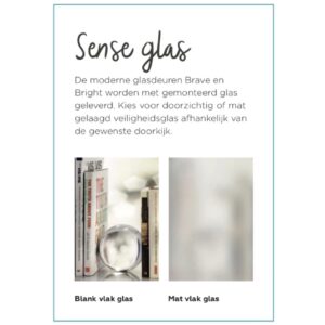 Sense Bright-H804 met glas