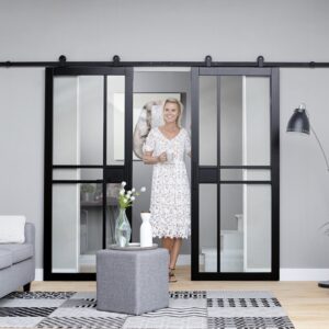 Schuifdeur Nero Legno Imola