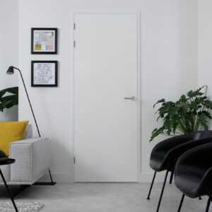 vlakke superlak deur 1 stomp