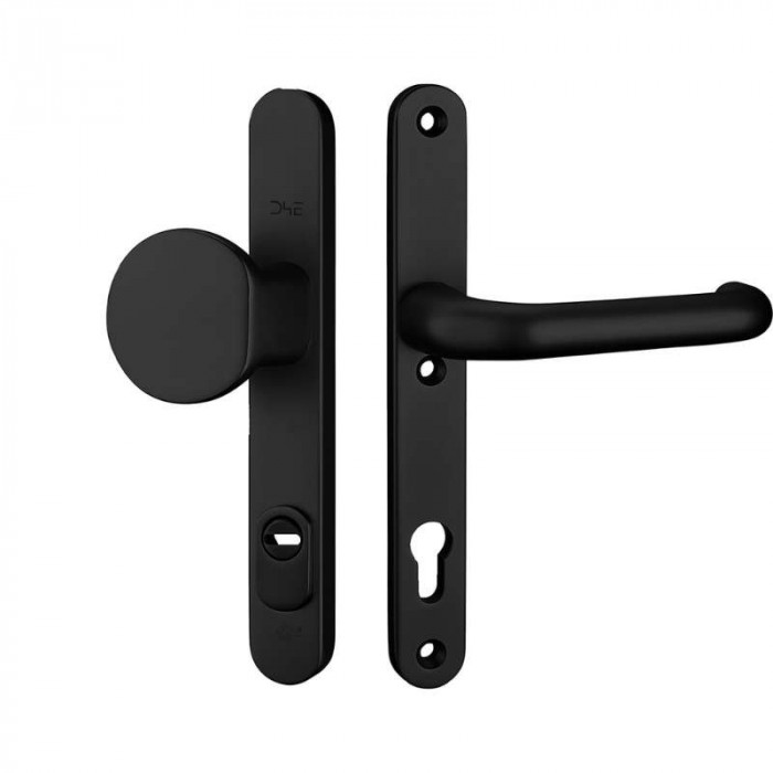 madrid i veiligheidsset deurbeslag zwart poedercoat