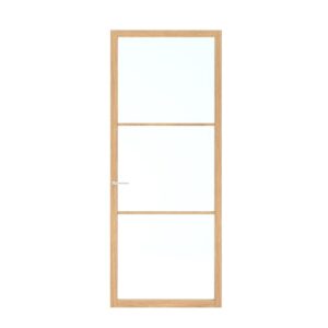 skantrae slim series one ssl 14803 eiken deur met glas