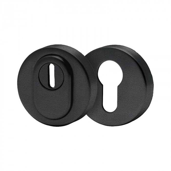 veiligheidsrozet april rond mat zwart