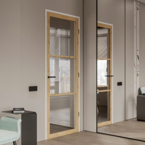industrieel binnendeur hout