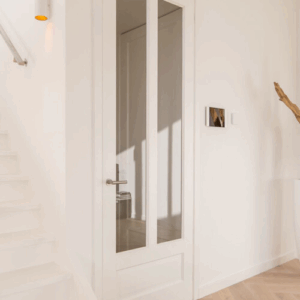opdekdeur met glas