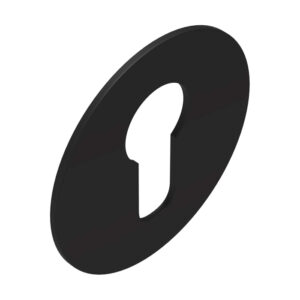 Cilinderrozet Orbit flat ZWART