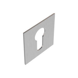 Cilinderrozet Squared flat RVS