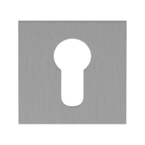 Cilinderrozet Squared flat RVS