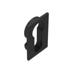 Cilinderrozet Squared minimal ZWART