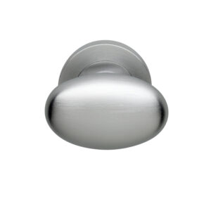 Deurkruk Oval MAT CHROOM