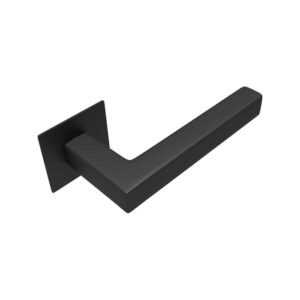 Deurkruk Squared 20 flat ZWART