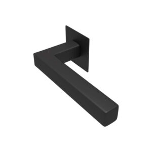 Deurkruk Squared 20 flat ZWART
