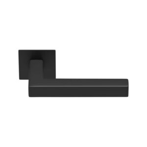 Deurkruk Squared 20 flat ZWART