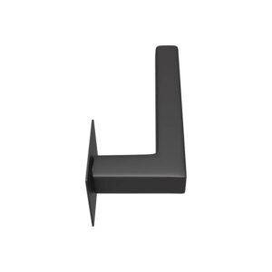 Deurkruk Squared 20 flat ZWART