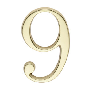Huiscijfer nr. 9 MESSING