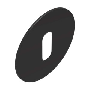 Sleutelrozet Orbit flat ZWART