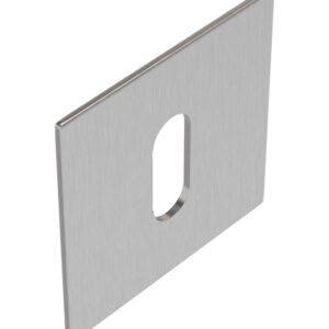 Sleutelrozet Squared flat RVS