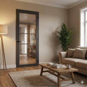 Skantrae SKL 9640 blank glas grafietgrijs sfeer