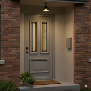 Weekamp voordeur WK1132 Klassiek glas in lood 1 sfeer