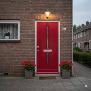 Weekamp voordeur WK1933 Modern sfeer