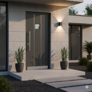 Weekamp voordeur WK2022 Modern sfeer