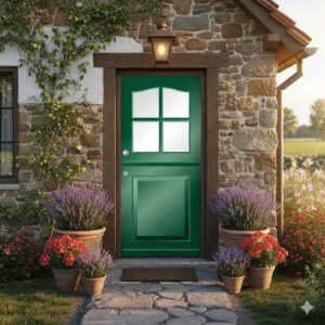 Weekamp voordeur WK2154 Landelijk sfeer