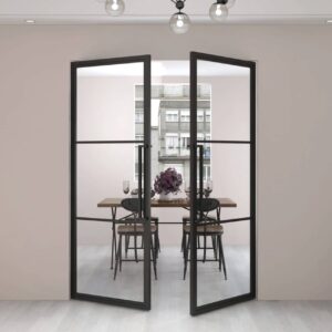 dubbele stalen taatsdeur 3 vaks