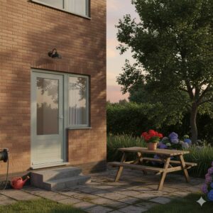 Achterdeur WK046 Hardwood sfeer