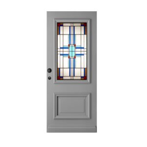 weekamp voordeur wk1143 klassiek glas in lood 1