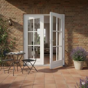 WK5226 Dubbele Terrasdeuren Premium Hardwood sfeer