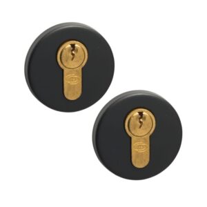 Weekamp Cilinderplaat PVD Bronze