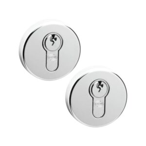 Weekamp Cilinderplaat PVD Chrome