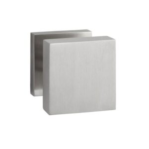 Weekamp Voordeur Knop Block RVS