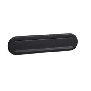 Weekamp Voordeur briefplaat Flow Black