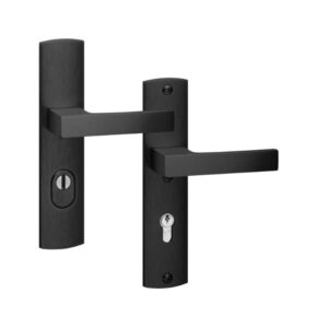 Weekamp achterdeurbeslag Cube Black
