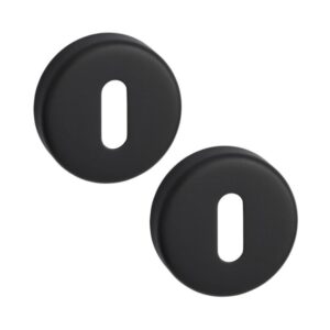 Weekamp sleutelplaat black rond 53 mm