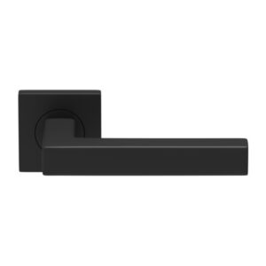 Weekamp Binnendeurbeslag Solid XS in familie vierkant Black