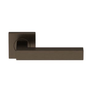 Weekamp Binnendeurbeslag Solid XS in familie vierkant Bronze