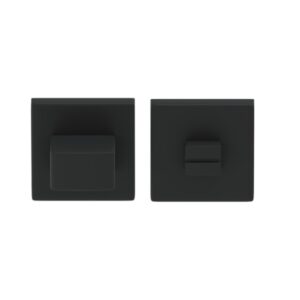 Weekamp Toiletset Vierkant Soft Touch Black Dark Metallic