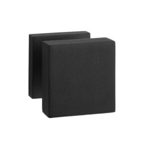 Weekamp Voordeur Knop Block Black