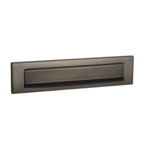 Weekamp Voordeur briefplaat tochtborstel River PVD Bronze