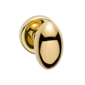 Weekamp Voordeurbeslag Draaiknop Bubble PVD Gold
