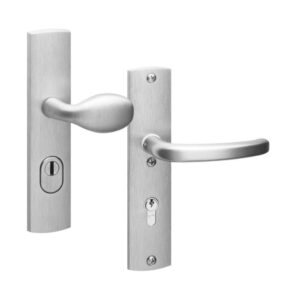 Weekamp Voordeurbeslag met ktb Move/Bow Aluminium